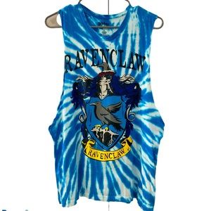 Harry Potter Ravenclaw Tie dye Custom tank Medium
